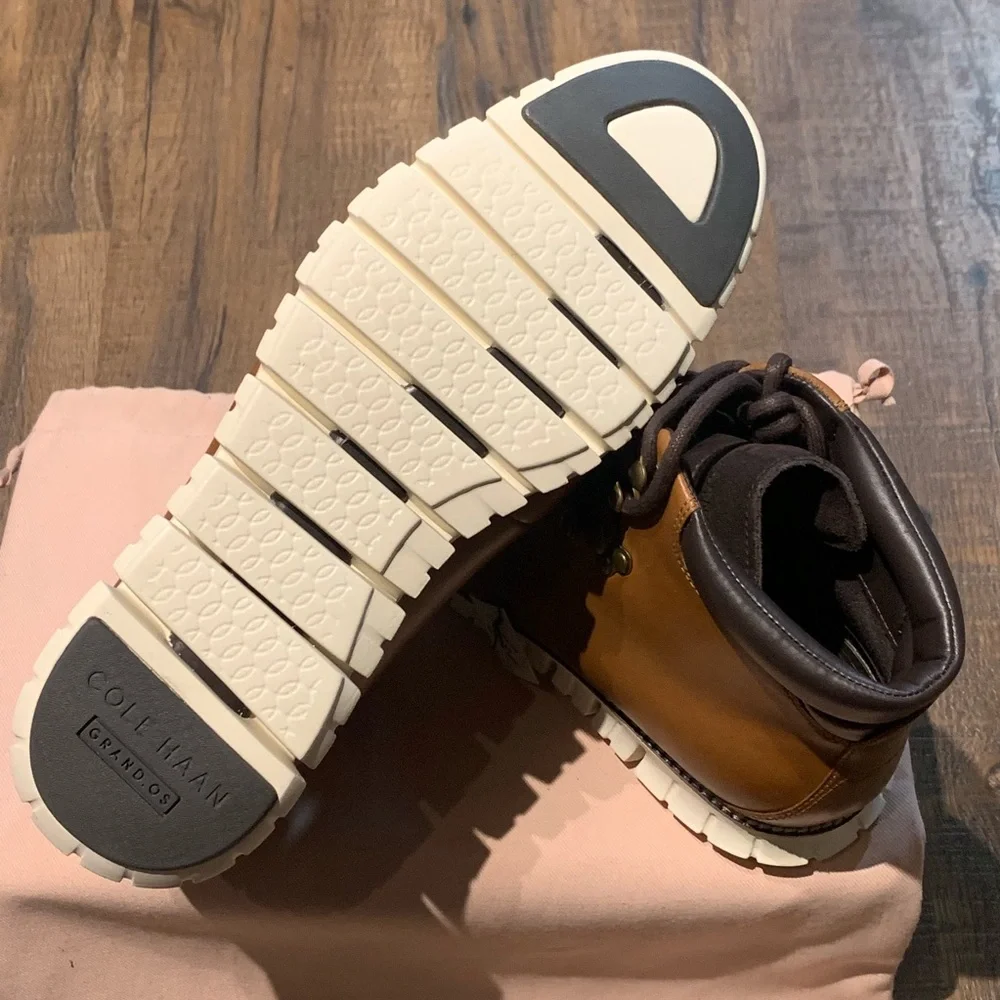 Men's ZERØGRAND Calf Leather Hiker Boot (Premium)